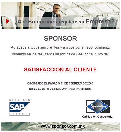 Reconocimiento SAP Calidad al Cliente